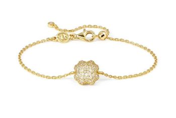 Bransoletka Nomination  LifePoetry z zakrzywioną czterolistną koniczyną (1).jpg